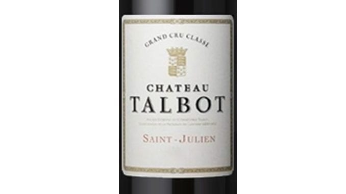 Château Talbot Grand Cru Classé 2012